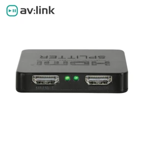AV:Link Mini 4K UHD 2 Way HDMI Splitter/USB Powered - Picture 1 of 4