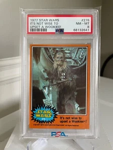 1977 Star Wars #276 - It's not wise to upset a Wookie! - PSA 8 Chewbacca - Picture 1 of 2