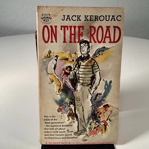 On The Road By Jack Kerouac 1958 Vintage Paperback First Signet Printing Beats - Picture 1 of 8