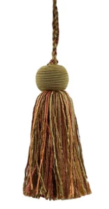 Copper, Brown, Oak Brown / 4" Small Tassel / Rustic - VNT9 [Invidual] - Picture 1 of 1