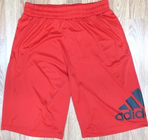 ADIDAS PANTALONES CORTOS DEPORTIVOS LIGEROS POLIÉSTER ROJO Y NEGRO Talla GRANDE, L - Imagen 1 de 4