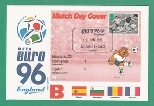 FÚTBOL - SOBRE CUBIERTA DE SELLO PARA EURO 96 - NÚMERO DE PARTIDO 20 - 1996 - Imagen 1 de 1