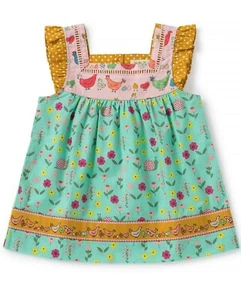 Matilda Jane Girls Tell Me Tales Chicken Top Size 6 worn once - Picture 1 of 8