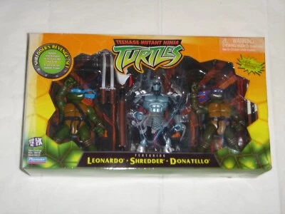 Tmnt Shredders Venganza Compañeros de Juego 3 Figuras de Acción 3 Caja Set Leonardo Donatello  Foto 1 de 4