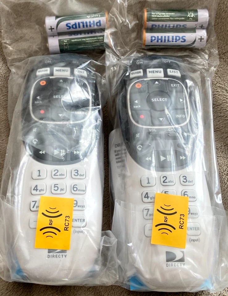 DIRECTV RC73 IR/RF REMOTE CONTROLS w/ Batteries