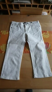 neu Jeans Caprihose Hose Bermuda von Garcia Jeans in Größe 176 in naturweiß - Bild 1 von 9