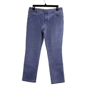 Chico Jeans Damen 0,5 Platinum Denim Lila Distressed 5 Pocket Straight Leg - Bild 1 von 12