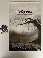 Patrick Wilson signed The Conjuring 12x18 Movie poster BAS COA