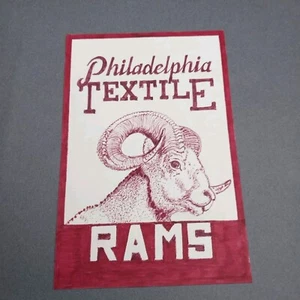 Philadelphia Textil Rams Pennsylvania 4x6 Sammelalbum Shadowbox Kunstwerk Kunst - Bild 1 von 1
