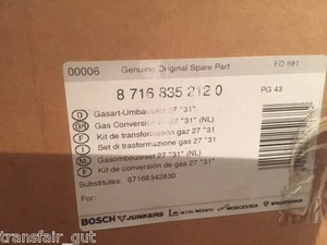 BOSCH 87168352120 UMBAUSATZ ERDGAS PROPAN EHLE 27 UMBOUWSET AARDGAS - Bild 1 von 3