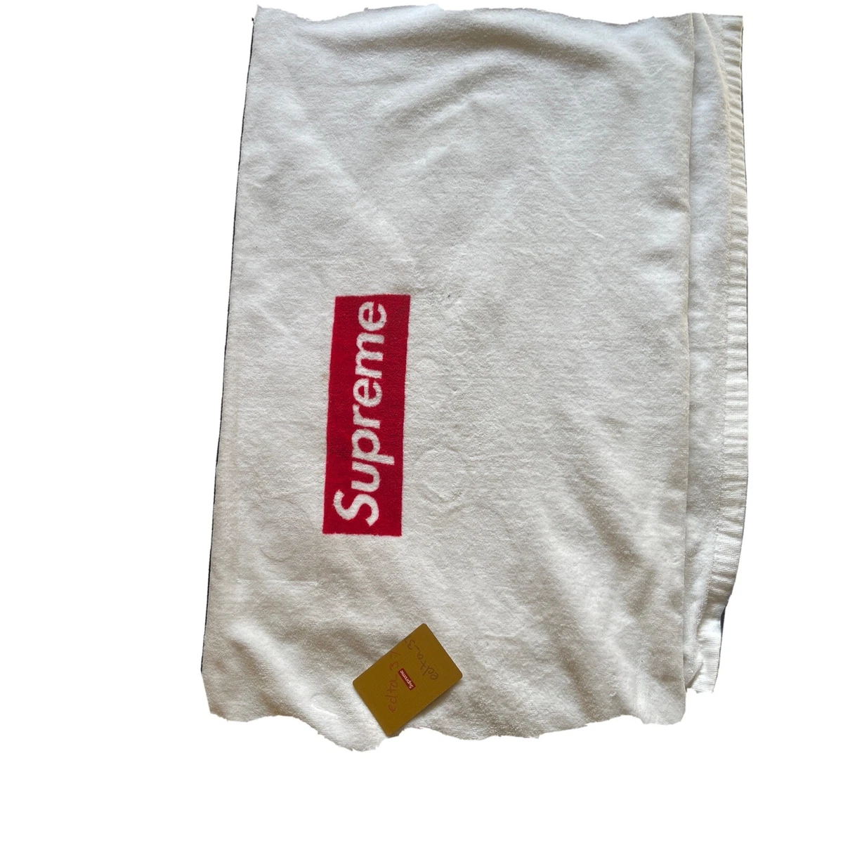 Supreme White Bath Beach Towels for sale | eBay