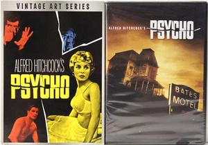 ALFRED HITCHCOCK'S PSYCHO (VINTAGE ART SERIES) DVD NEW / SEALED WITH SLIPCOVER - Picture 1 of 4