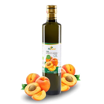 Biopurus Certified Organic Cold Pressed Apricot Oil 500ml - Image 1 of 2
