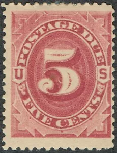 USA 1891 Postage Due Scott J25 MHR (CV: $100 US) - Picture 1 of 2