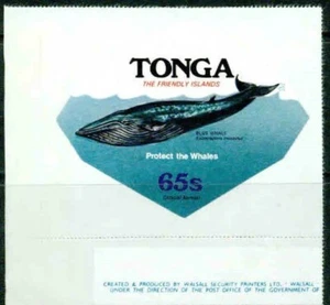 TONGA - 1977 - BALLENA - EN MUY BUEN ESTADO** - Imagen 1 de 1
