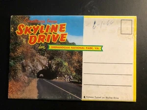 Vedute pieghevoli vintage "SKYLINE DRIVE-VIRGINIA" pubblicate 1966 made in USA - Foto 1 di 8