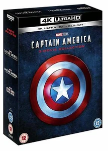 CAPTAIN AMERICA 1-3 MOVIE COLLECTION MARVEL 4K UHD 6 DISC BOX SET BLU-RAY RB NEW - Picture 1 of 1