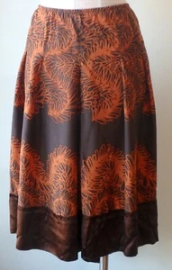 J.Jill Skirt 22W NWT $99 100% Silk SKIRT AMBER CLEARANCE - Picture 1 of 10