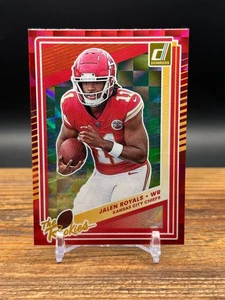 2025 Donruss Football #27 - THE ROOKIES - Jalen Royals (RC) Chiefs - Bild 1 von 2