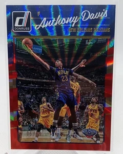 2016-17 Panini Donruss - Anthony Davis #97 Red Laser /99 Rare - Picture 1 of 2