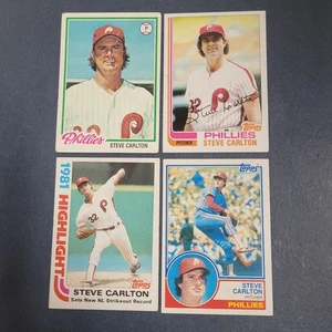 Topps Steve Carlton, 1978, 1982, 1983, Philadelphia Phillies, free Shipping - Picture 1 of 2