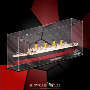 TECA IN PLEXIGLASS ACRILICO-SHOWCASE-TECA PER SET LEGO® 10294-TITANIC-EXPERT-NAV - Foto 1 di 7