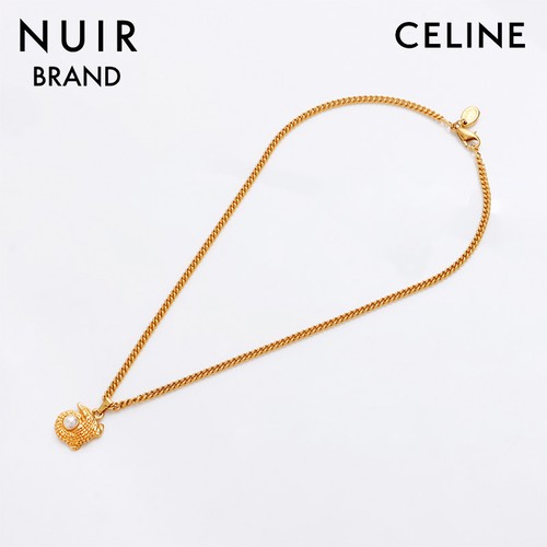 Collana Celine Gioielli Donna Motivo Perla Oro Edizione Limitata VHTF Rara Popolare