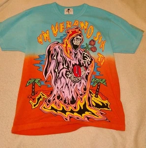 Warren Lotas X Bad Bunny "Un Verano Sin Ti" Ombre Tee T-Shirt / Größe Medium - Bild 1 von 5