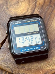 Orologio digitale solare vintage Casio FB-90W senza batteria #7983 - Foto 1 di 13