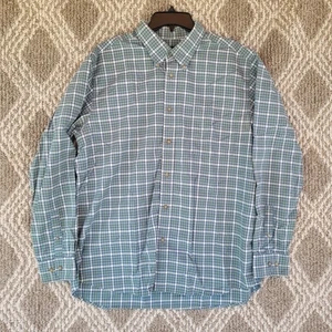 Eddie Bauer Langarm Hemd mit Knopfleiste Herren XL grün kariert kariert Baumwolle - Bild 1 von 9