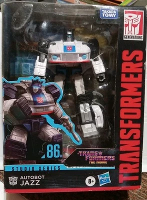 NEW DIRTY BOX Hasbro Transformers Studio Series 86-01 Deluxe Autobot Jazz Figure - Image 1 of 4
