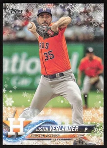 2018 Topps Holiday #HMW20 Justin Verlander - Picture 1 of 2
