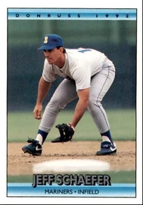 1992 Donruss Jeff Schaefer Seattle Mariners #525 - Picture 1 of 2