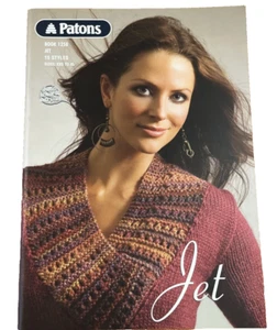 Patons Knitting Pattern Book 1250 - JET 12 PLY 15 Styles SizesXXS to XL New - Picture 1 of 9