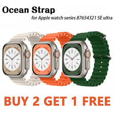 Per Apple Watch cinturino in silicone oceano 41/44/45/49 mm serie Ultra 8 7 6 5 SE
