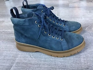 Cole Haan Mens Pinch Utility Waterproof Chukka Boots Size 9.5 M Boot Blue C28800 - Picture 1 of 13