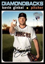 2020 Heritage High Number Base #656 Kevin Ginkel RC- Arizona Diamondbacks