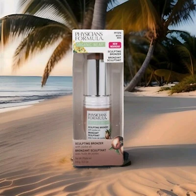 Physicians Formula Organic Wear Sculpting Bronzer Mocha PF11070 Jojoba Oil NIP - Image 1 of 4