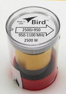 Bird 43 Wattmeter Element 2500J-950 950-1100 MHz 2500 Watt (Nuevo) - Imagen 1 de 1