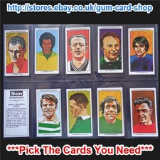 THE SUN SOCCERCARDS 1978-79 (VG) (CARD 201 TO 300) *PLEASE CHOOSE CARDS*