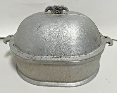 Guardian Service Ware Aluminio Fundido Horno Holandés Domo Tapa Tostador Ovalado Foto 1 de 4