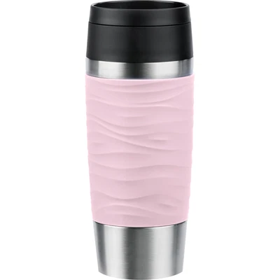 Emsa TRAVEL MUG Waves Thermobecher, hellrosa - Bild 1 von 4