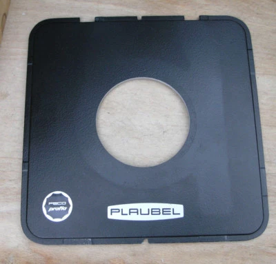 later 5x4 10 x 8 plaubel peco ridged lens board  compur copal 3 65mm hole - Image 1 of 3