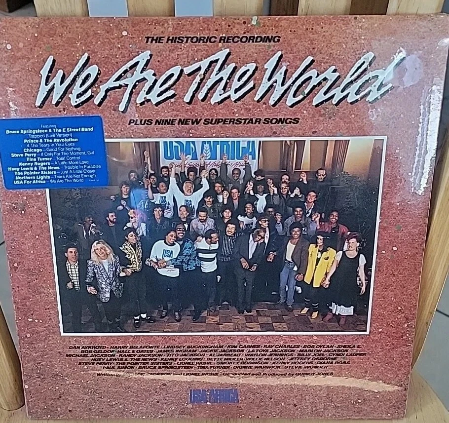 We Are the World Original Vinyl LP Various Artists COLUMBIA USA FOR AFRICA 1985