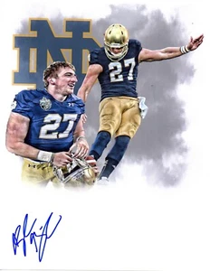Kyle Brindza Notre Dame Irish signed autographed 8.5x11 football photo ND c - Picture 1 of 1