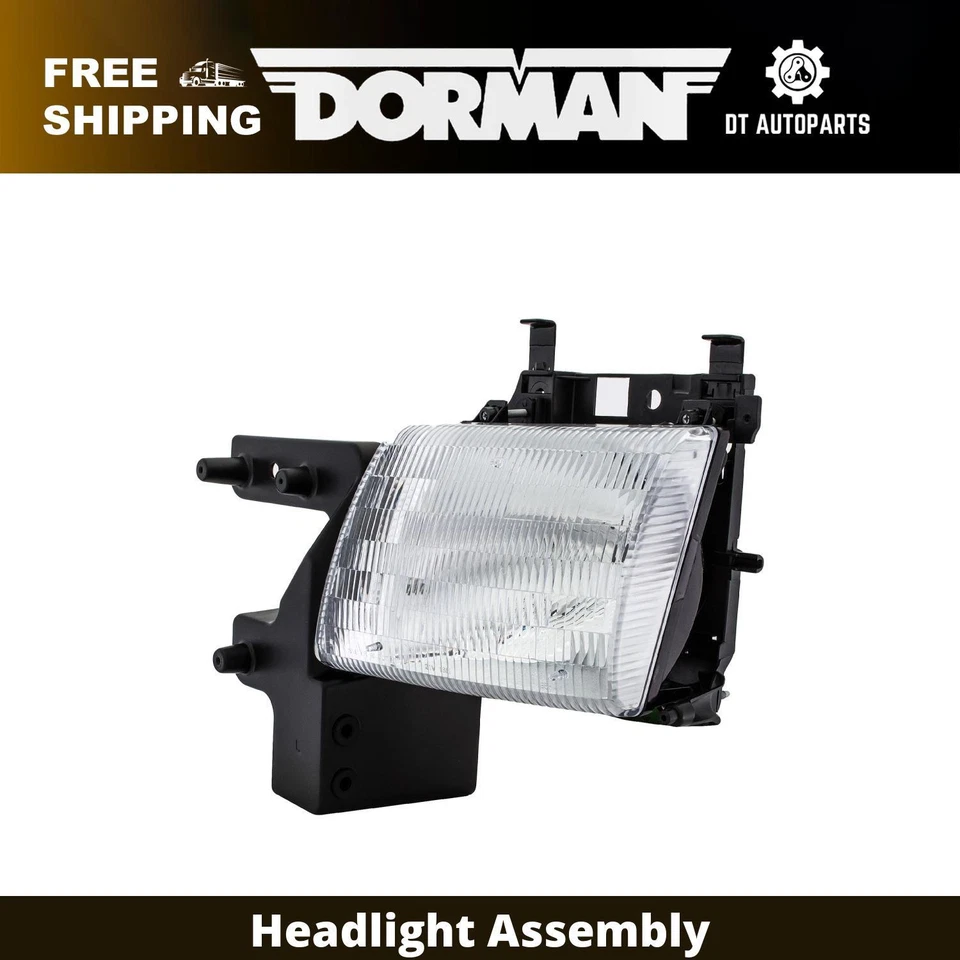 Conjunto de faros izquierdo para Dodge Ram 3500 Van Dorman 1998-2003 1999 2000 2001 Foto 1 de 4
