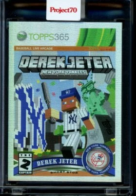 2021 Topps Project 70 Card #622 Derek Jeter 2011 by Ermsy Rainbow Foil /70 - Image 1 of 2