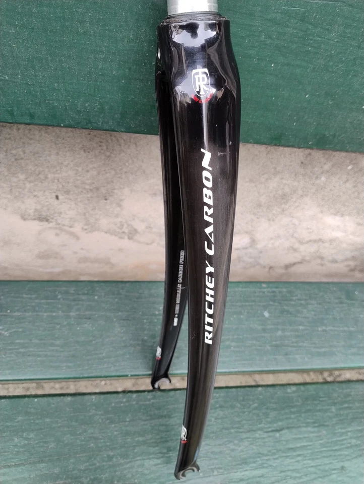 forcella bici corsa carbonio ritchey freni rim - Immagine 1 di 4
