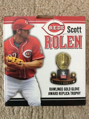 Guante de Oro Scott Rolen Cincinnati Reds (HOF) Rawlings Premio Réplica Trofeo MLB Foto 1 de 4