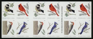 US #5320b 5217-20 5217-5220 Birds in Winter Convertible Booklet NH MNH Pl.B11111 - Picture 1 of 2